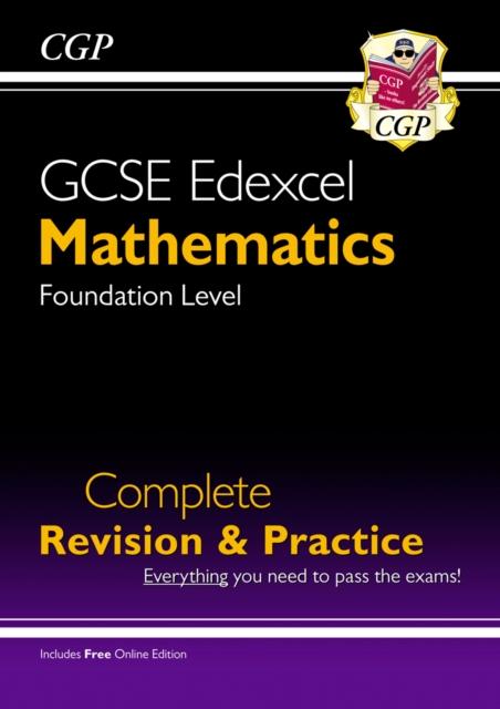 GCSE Maths Edexcel Complete Revision & Practice: Foundation - Grade 9-1 Course (with Online Edn) Popular Titles Coordination Group Publications Ltd (CGP)