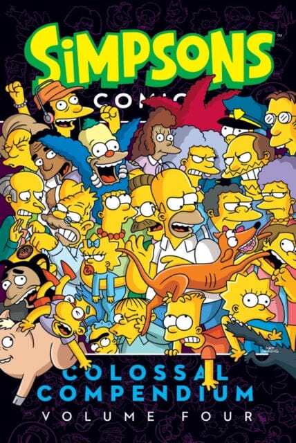 Simpsons Comics- Colossal Compendium : Volume 4 by Matt Groening Extended Range Titan Books Ltd