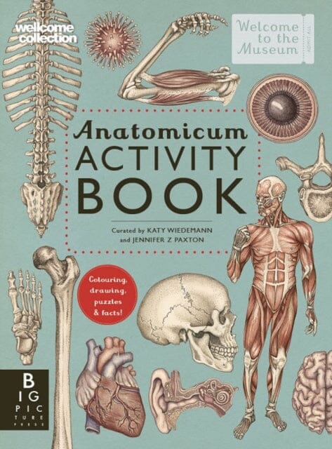 Anatomicum Activity Book by Jennifer Z Paxton Extended Range Templar Publishing