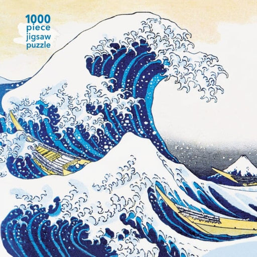 Adult Jigsaw Puzzle Hokusai: The Great Wave 1000-piece Jigsaw Puzzles by Flame Tree Studio Extended Range Flame Tree Publishing