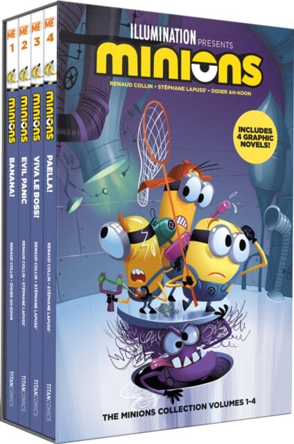 Minions Vol.1-4 Boxed Set by Stephane Lapuss Extended Range Titan Books Ltd