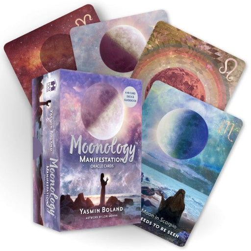 Moonology (TM) Manifestation Oracle: A 48-Card Deck and Guidebook by Yasmin Boland Extended Range Hay House UK Ltd