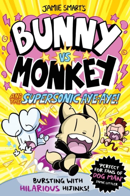 Bunny vs Monkey and the Supersonic Aye-aye by Jamie Smart Extended Range David Fickling Books