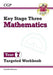 KS3 Maths Year 7 Targeted Workbook (with answers) Extended Range Coordination Group Publications Ltd (CGP)