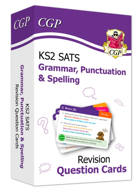 KS2 English SATS Revision Question Cards: Grammar, Punctuation & Spelling (for the 2022 tests) Extended Range Coordination Group Publications Ltd (CGP)
