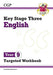 New KS3 English Year 9 Targeted Workbook (with answers) Extended Range Coordination Group Publications Ltd (CGP)