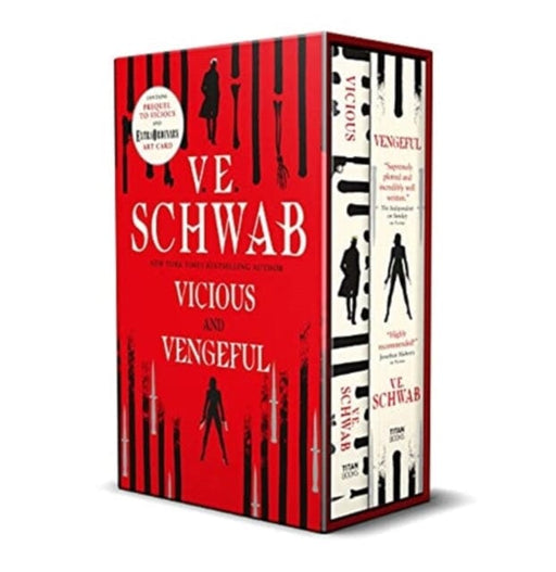 Vicious/Vengeful slipcase by V.E. Schwab Extended Range Titan Books Ltd