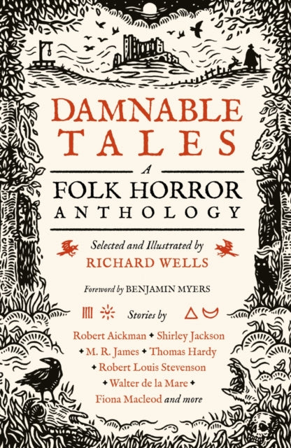 Damnable Tales: A Folk Horror Anthology by Richard Wells Extended Range Unbound