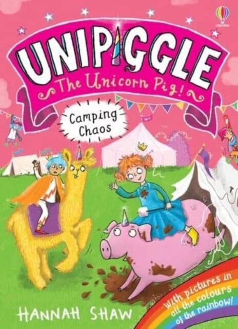 Unipiggle: Camping Chaos by Hannah Shaw Extended Range Usborne Publishing Ltd