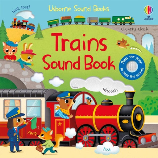 Trains Sound Book by Sam Taplin Extended Range Usborne Publishing Ltd