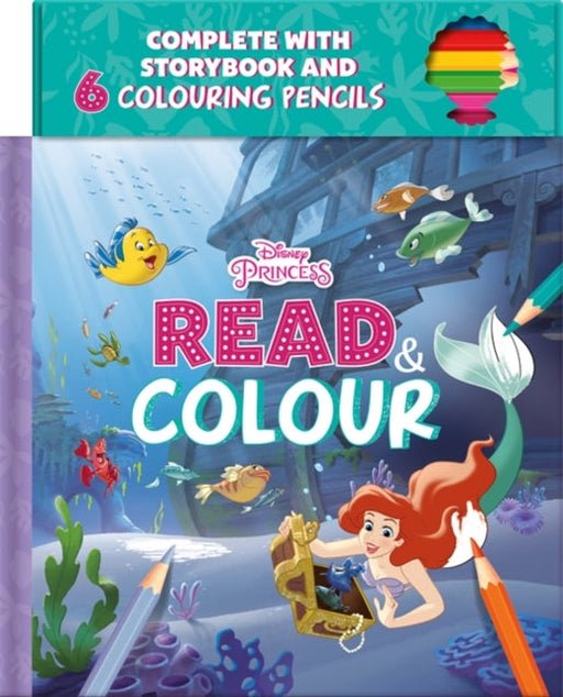 Disney Princess Ariel: Read & Colour by Igloo Books Extended Range Bonnier Books Ltd