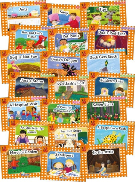 Jolly　Phonics　Orange　Level　Readers　—　Complete　Set:　in　Precursive　Letters　Books2Door