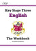 KS3 English Workbook (with answers) by CGP Books Extended Range Coordination Group Publications Ltd (CGP)