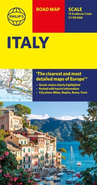 Philip's Italy Road Map by Philip's Maps Extended Range Octopus Publishing Group