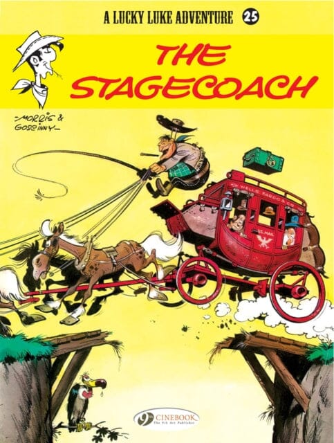 Lucky Luke 25 - The Stagecoach by Morris & Goscinny Extended Range Cinebook Ltd