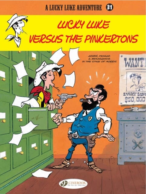 Lucky Luke 31 - Lucky Luke Versus the Pinkertons by Daniel & Benacquista, Tonino Pennac Extended Range Cinebook Ltd