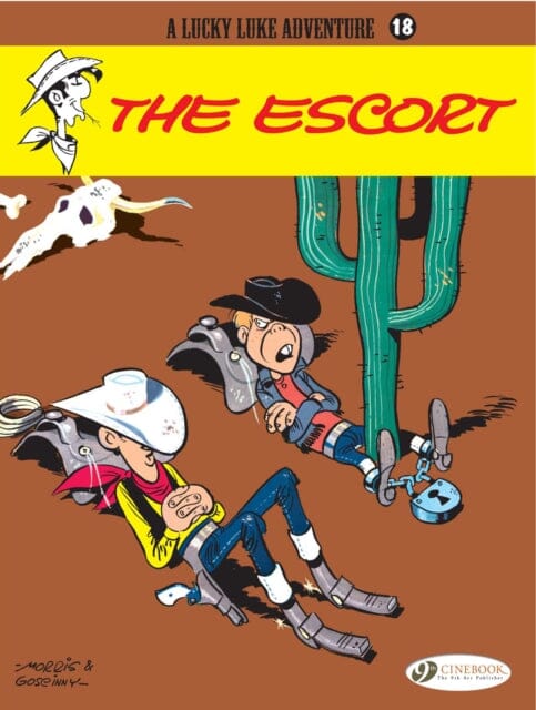 Lucky Luke 18 - The Escort by Morris & Goscinny Extended Range Cinebook Ltd