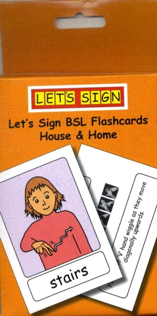 Let's Sign BSL Flashcards: House and Home by Cath Smith Extended Range Co-Sign Communications