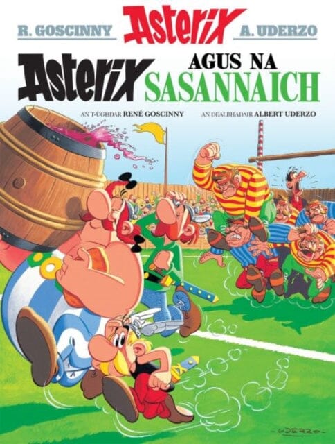 Asterix Agus Na Sasannaich (Gaelic) by Rene Goscinny Extended Range Dalen (Llyfrau) Cyf
