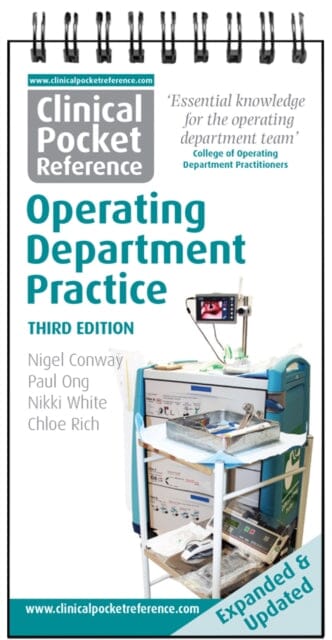 Clinical Pocket Reference Operating Department Practice by Nigel Conway Extended Range Clinical Pocket Reference
