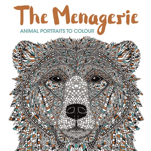 The Menagerie: Animal Portraits to Colour by Richard Merritt Extended Range Michael O'Mara Books Ltd