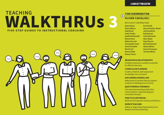 Teaching WalkThrus 3 by Tom Sherrington Extended Range John Catt Educational Ltd