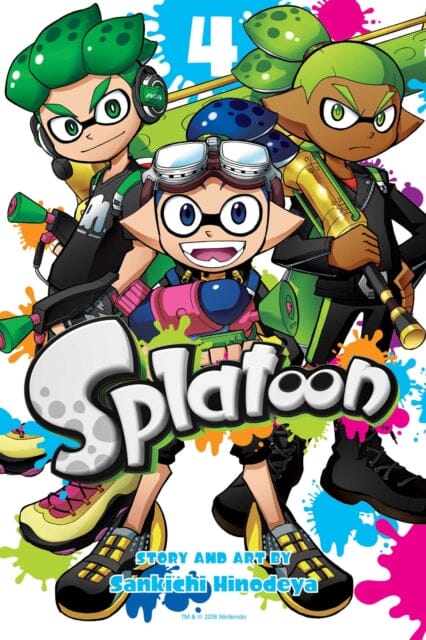 Splatoon, Vol. 4 by Sankichi Hinodeya Extended Range Viz Media, Subs. of Shogakukan Inc