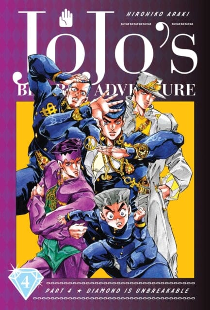 JoJo's Bizarre Adventure: Part 4--Diamond Is Unbreakable, Vol. 4 by Hirohiko Araki Extended Range Viz Media, Subs. of Shogakukan Inc