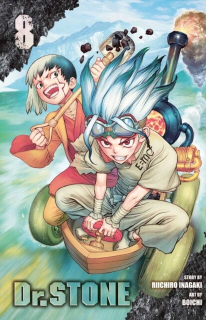 Dr. STONE, Vol. 8 by Riichiro Inagaki Extended Range Viz Media, Subs. of Shogakukan Inc