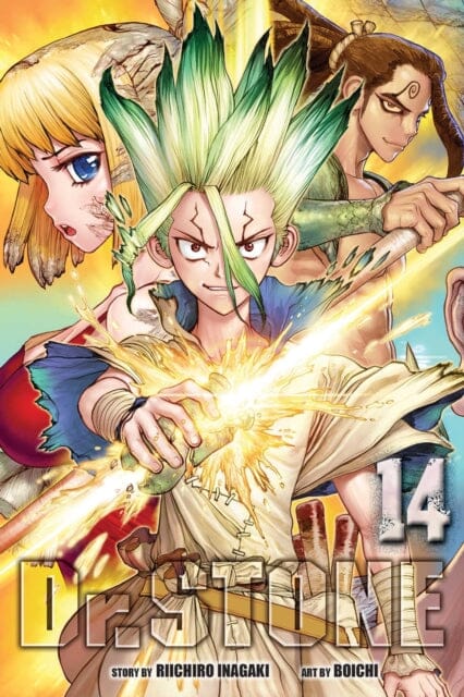 Dr. STONE, Vol. 14 by Riichiro Inagaki Extended Range Viz Media, Subs. of Shogakukan Inc