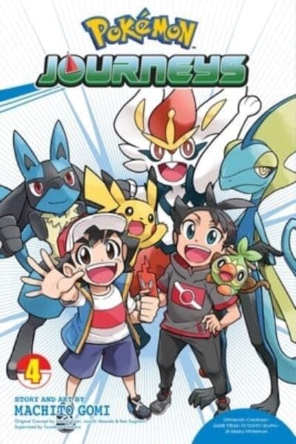 Pokemon Journeys, Vol. 4 by Machito Gomi Extended Range Viz Media, Subs. of Shogakukan Inc