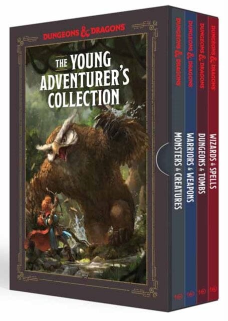 The Young Adventurer's Collection : Monsters and Creatures, Warriors and Weapons, Dungeons and Tombs, Wizards and Spells Dungeons and Dragons 4-Book Boxed Set by Jim Zub Extended Range Random House USA Inc