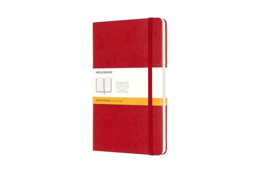 Moleskine Large Ruled Hardcover Notebook Scarlet Red Extended Range Moleskine srl