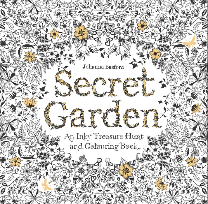 Secret Garden An Inky Treasure Hunt and Colouring Book - Paperback Non Fiction Laurence King Publishing
