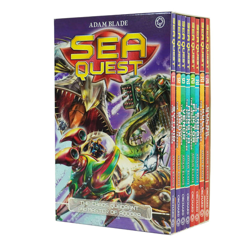 Sea Quest Series 5 and 6 Collection 8 Books Box Set by Adam Blade - Science Fiction - Paperback 7-9 Orchard Books