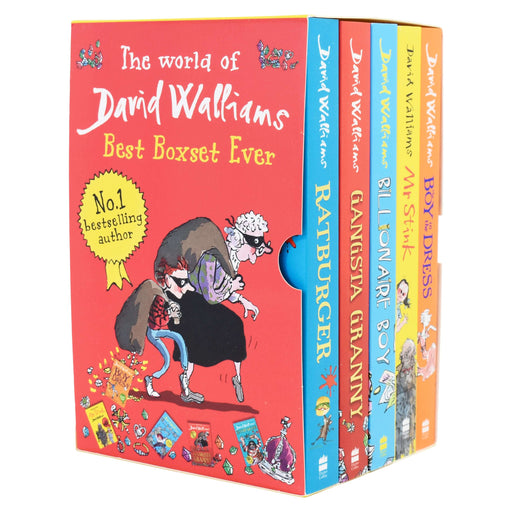The World Of David Walliams 5 Books Children Collection Box Set - Ages 7-9 - Paperback 7-9 Harper Collins