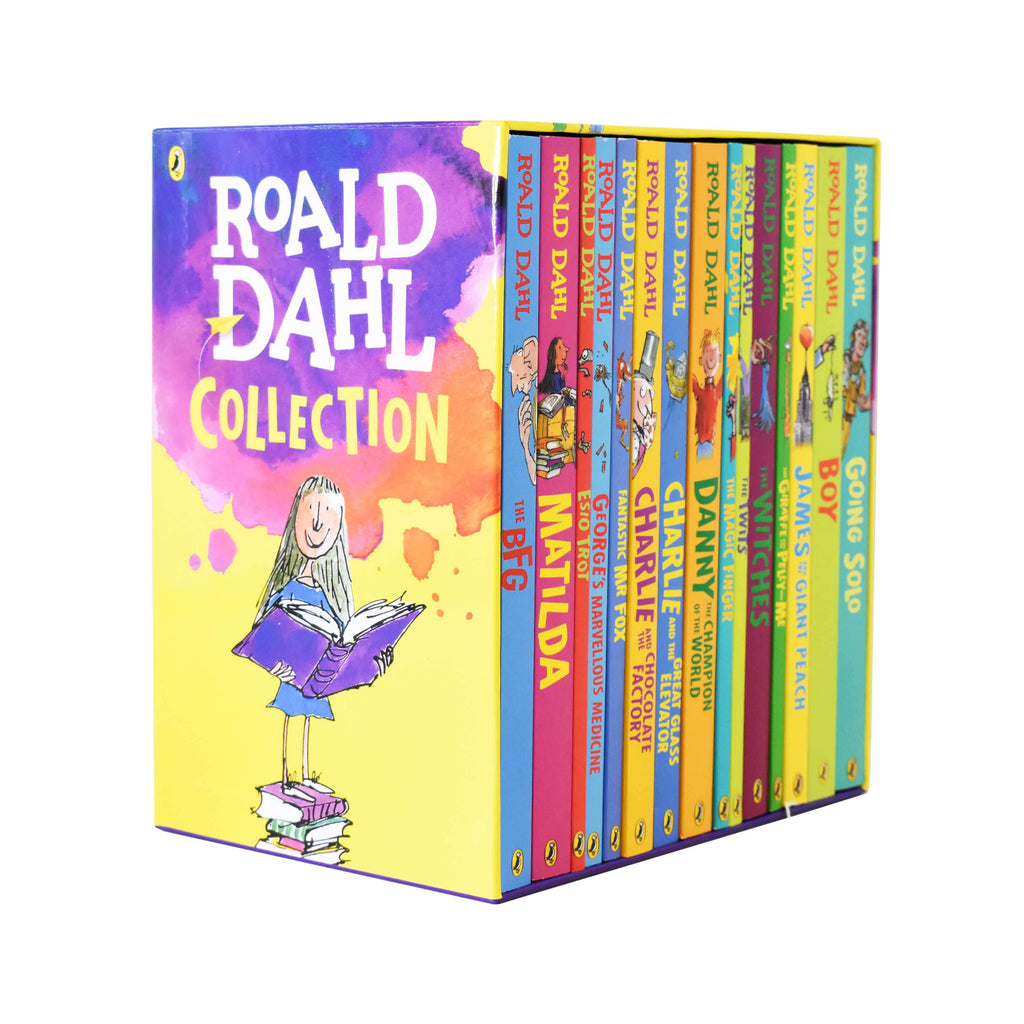 Roald Dahl Collection Gift Pack Box Set 15 Books Ages 7 9 Paperback