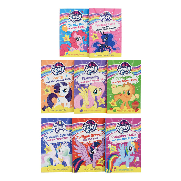My Little Pony 8 Books (A Story From Equestria) - Ages 5-7 - Paperback 5-7 Orchard Books