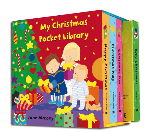 My Christmas Pocket Library 4 Books Set By Jane Massey - Ages 3+ - Board Book 0-5 Campbell Books