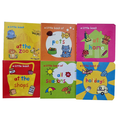 Red Fun to Learn Mini Library 6 Books Collection Set - Ages 0-5 - Board Book 0-5 Alligator Books