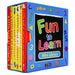 Blue Fun to Learn Mini Library 6 Board Books Collection Set By Alligator - Ages 0-5 - Board Book 0-5 Alligator Books