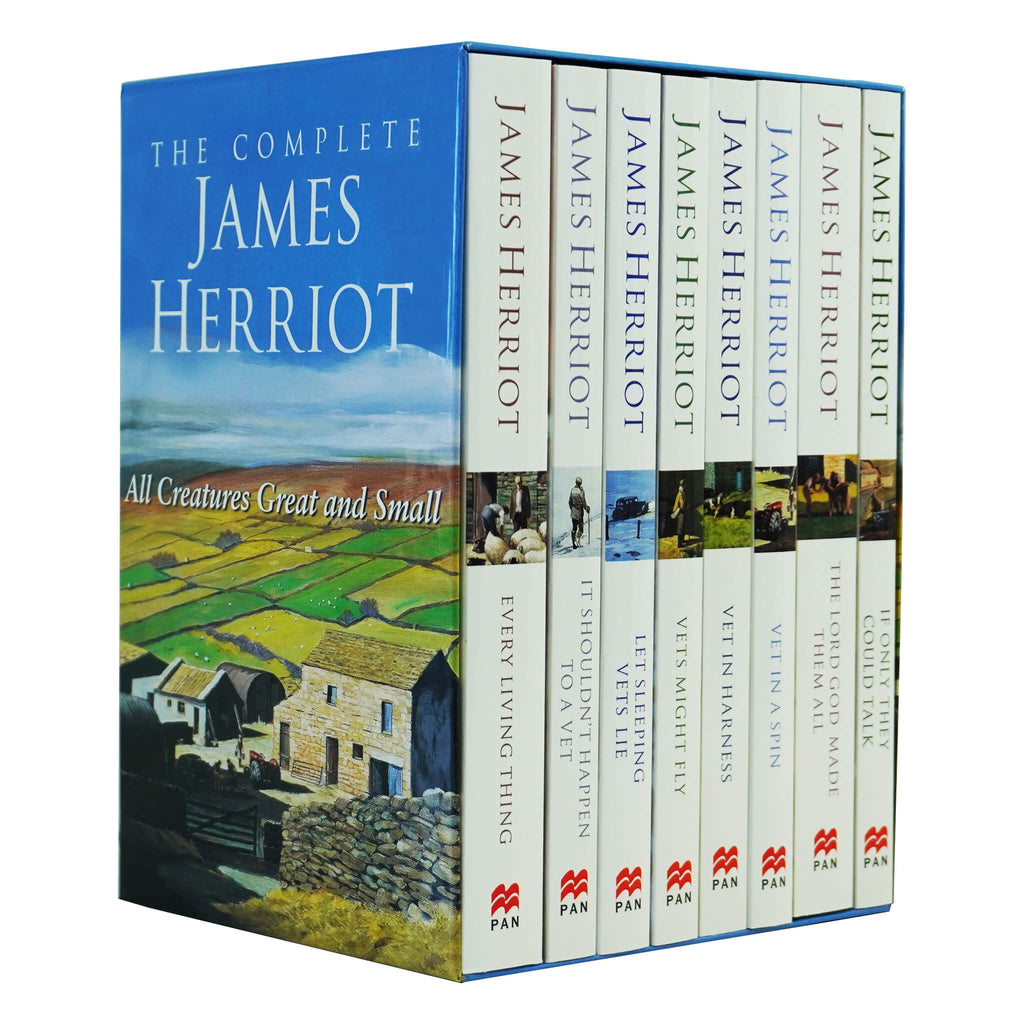 All Creatures Great Small Complete James Herriot 8 Books Box Set Non Fiction Paperback