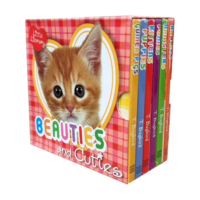 Beauties and Cuties Little Pocket Libraries 6 Books Collection Set - Ages 0-5 - Board Book 0-5 Make Believe Ideas