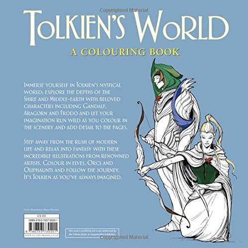 Tolkien's World: A Colouring Book by Ian Miller - Adult - Paperback Adult Bounty