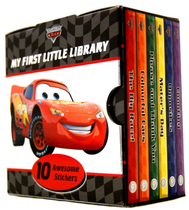 Disney World of Cars Little Library 6 Books Collection Set By Parragon - Ages 0-5 - Board books 0-5 Parragon