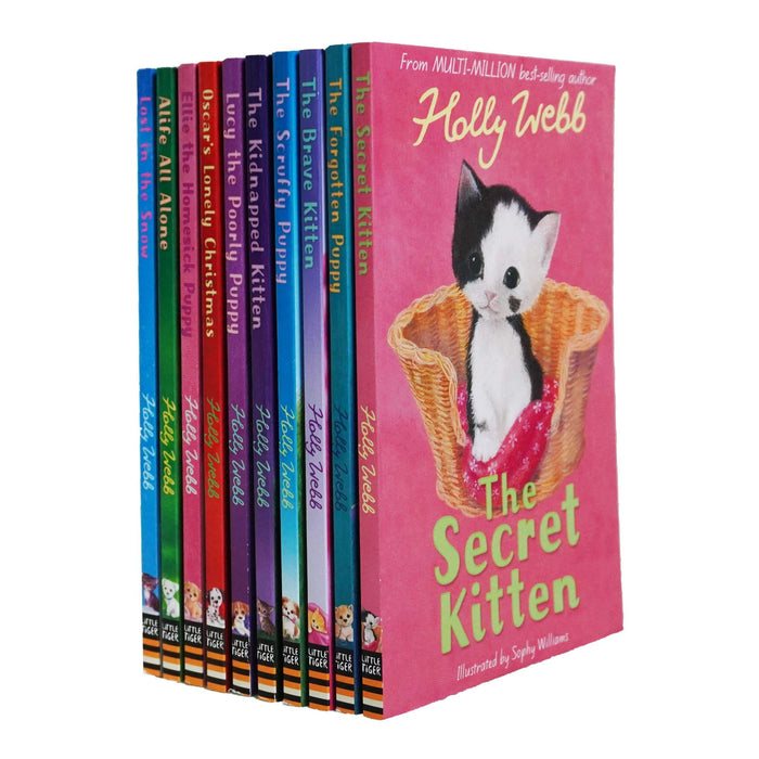 Holly Webb Series 3 - Animal Stories, Pet Rescue Adventure - Puppy and Kitten 10 Books Collection Set (Books 21 To 30) - Age 6 years and up - Paperback 7-9 Little Tiger Press Group