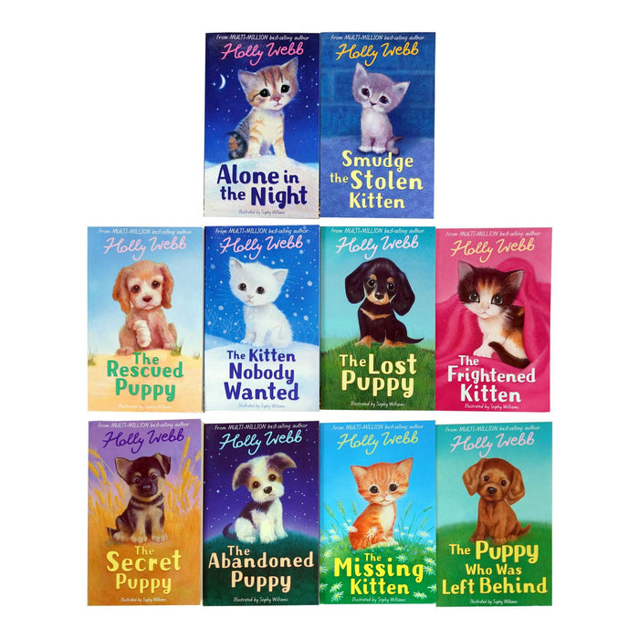 Holly Webb Series 2 - Animal Stories, Pet Rescue Adventure - Puppy and Kitten 10 Books Collection Set (Books 11 To 20) - Age 6 years and up - Paperback 7-9 Little Tiger Press Group
