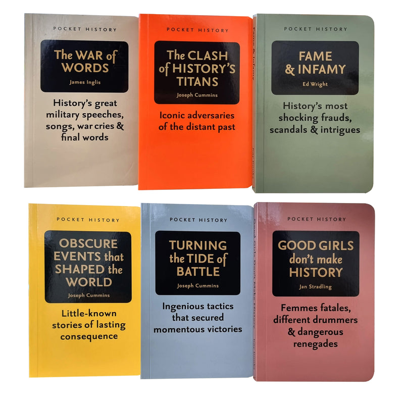 Pocket History Collection 6 Books Set - Fiction - Paperback Fiction Bay Bookd