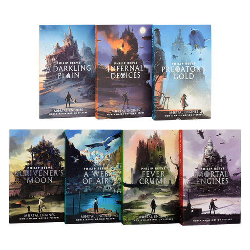 Mortal Engines Quartet 7 Books Collection by Philip Reeve - Ages 9-14 - Paperback 9-14 Scholastic