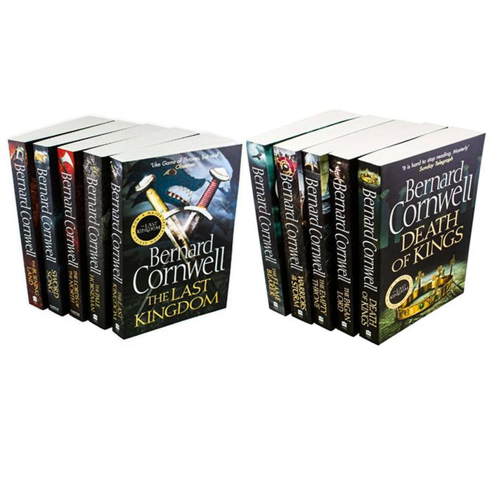 Bernard Cornwell The Last Kingdom Series 1 & 2 Collection Set (Book 1-10) - Young Adult - Paperback Young Adult Harper Collins